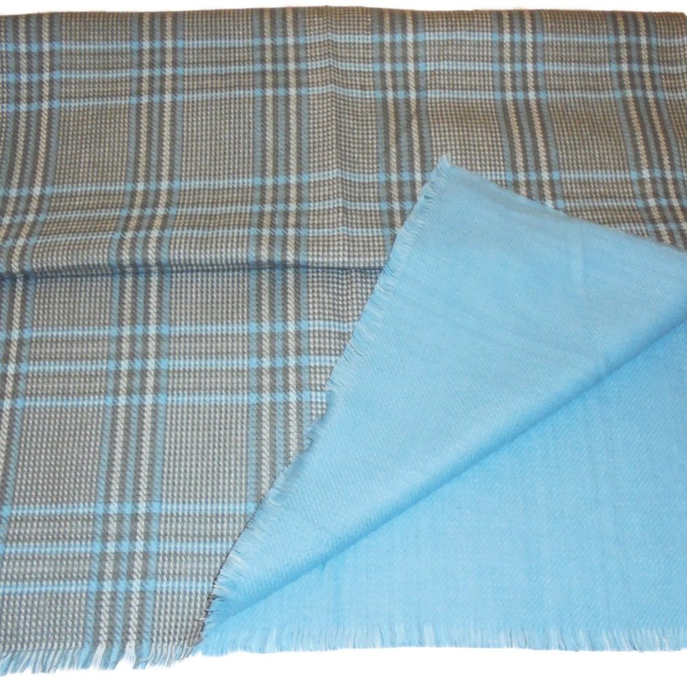 Shawl Double-layer Reversible Wrap Plaid Pashmina Wrap Extra Large Warm Scarf